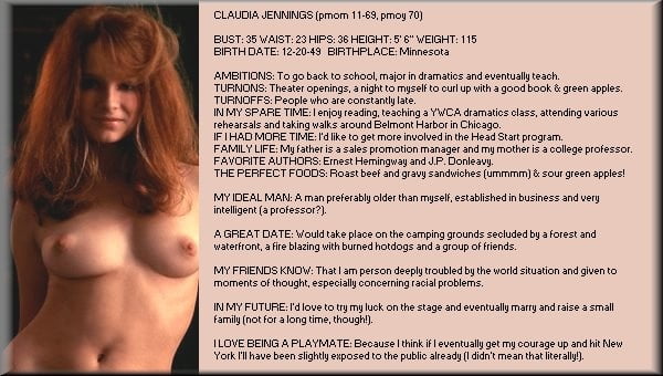 Claudia Jennings Nude Playboy Playmate