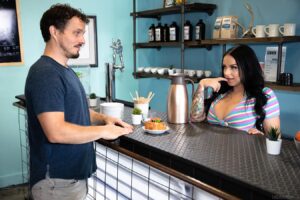 Café boss Payton Preslee fucks new employee - #12