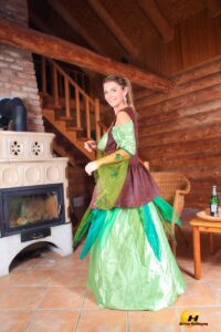 Katerina Hartlova St. Patrick’s Day and Green Bottle Green Dress - #14
