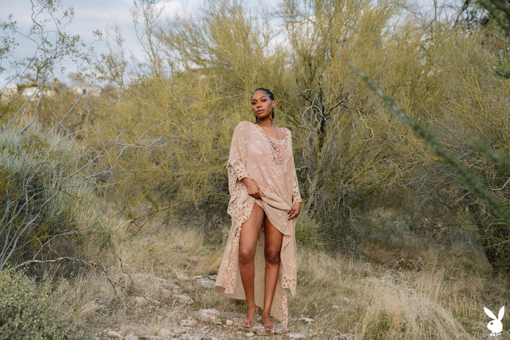 In the desert with all natural beauty Nyla