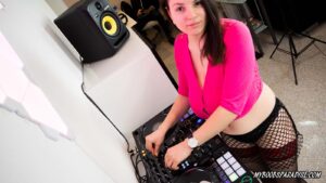 Talia Amanda as Naked DJ Play and Dance - #12