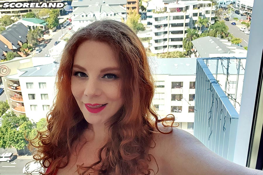 Avalon Fey’s sexy  yoga workout