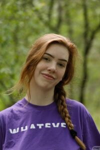 Busty redhead teen Nala Brooks Purple Whatevers - #4