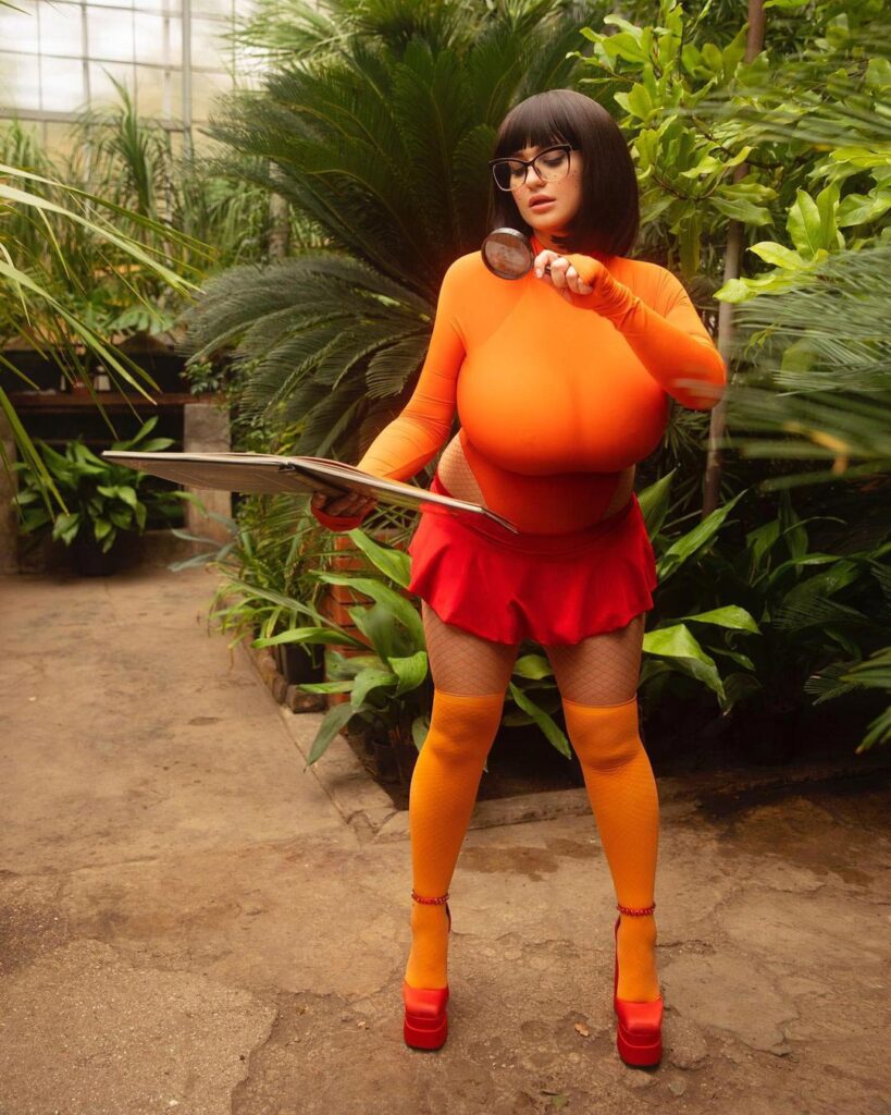 Demmy Blaze as Velma from Scooby-Doo