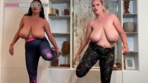 Erin Star & Helen Star Busty Aerobics Babes - #1