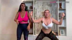 Erin Star & Helen Star Busty Aerobics Babes - #8
