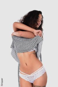 Exotic brunette babe Audalove at iStripper - #11