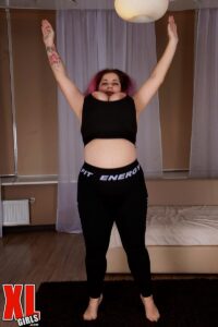 Get fit with voluptuous woman Candy Kat - #13