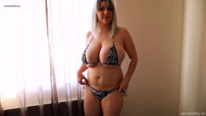 Samanta Lily trying out small bikinis - #12