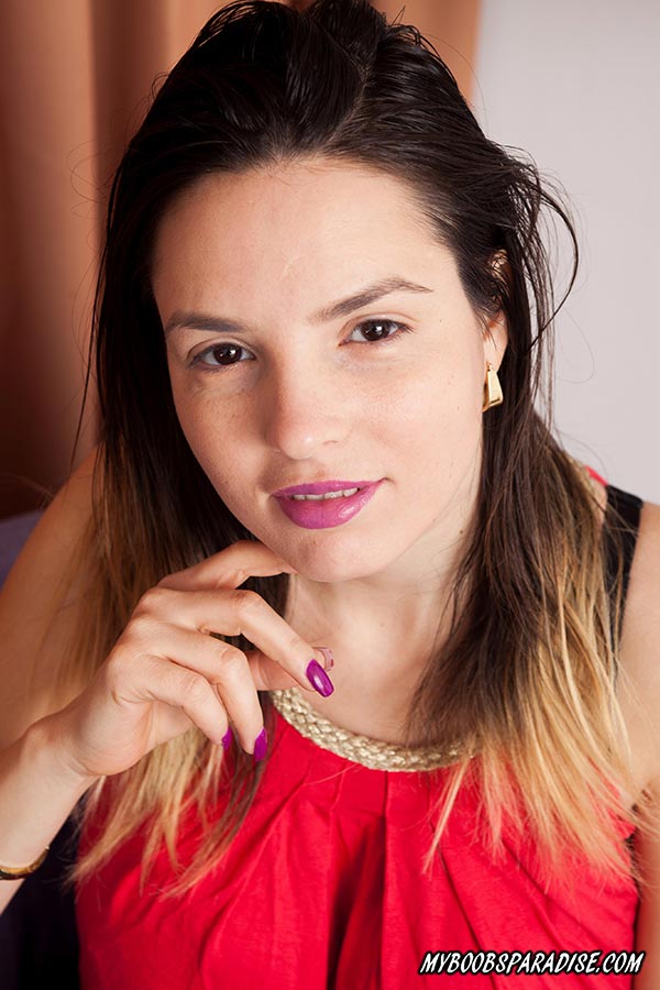 Talia Amanda her first shoot at MyBoobsParadise
